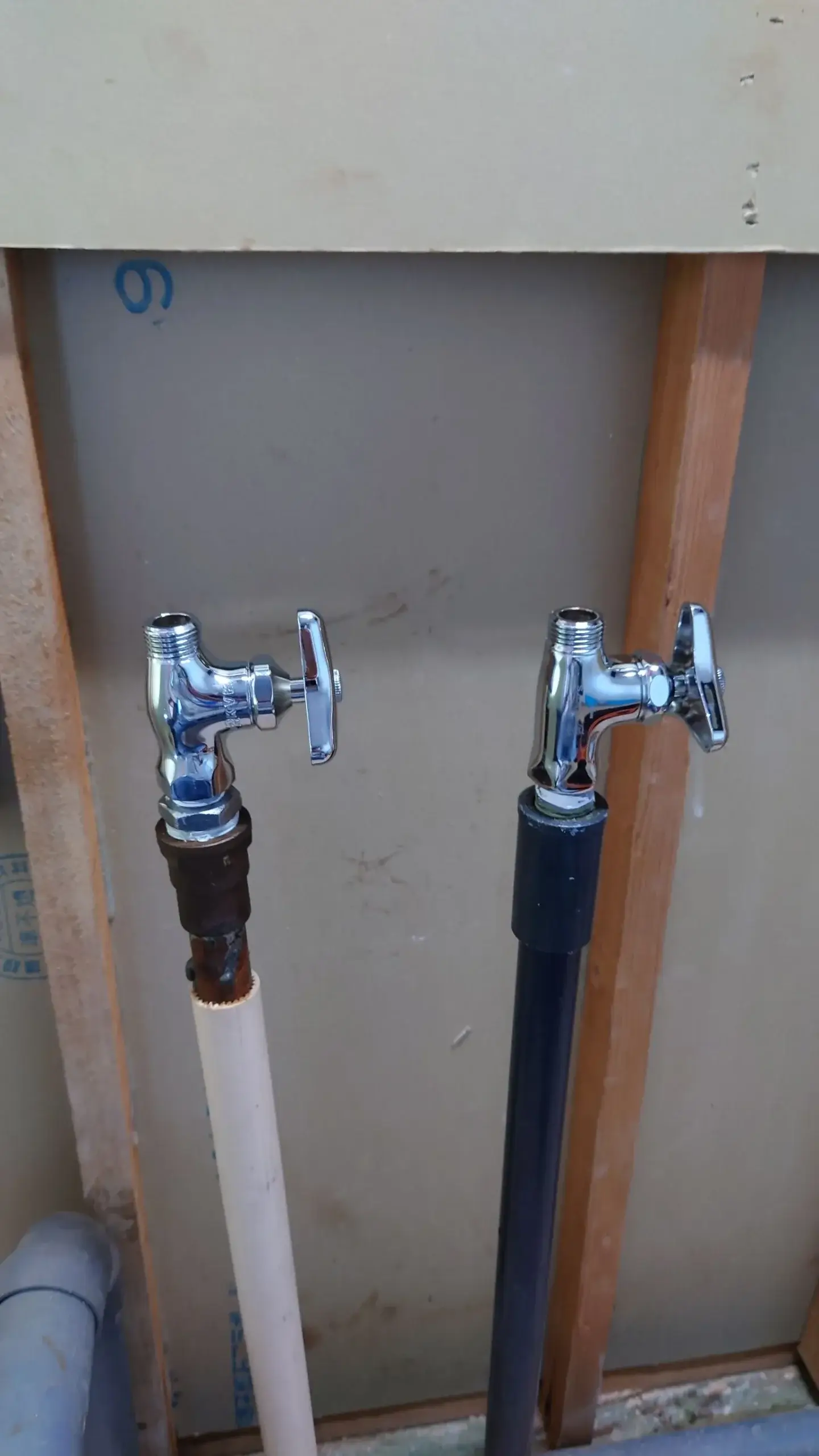 リフォーム途中で分かった!止水栓の取付_姫路市野里